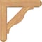 Ekena Millwork Funston Craftsman Smooth Bracket w/ Offset Brace, Western Red Cedar, 5 1/2"W x 22"D x 22"H BKT0604X22X22FST04SWR - alternate 4